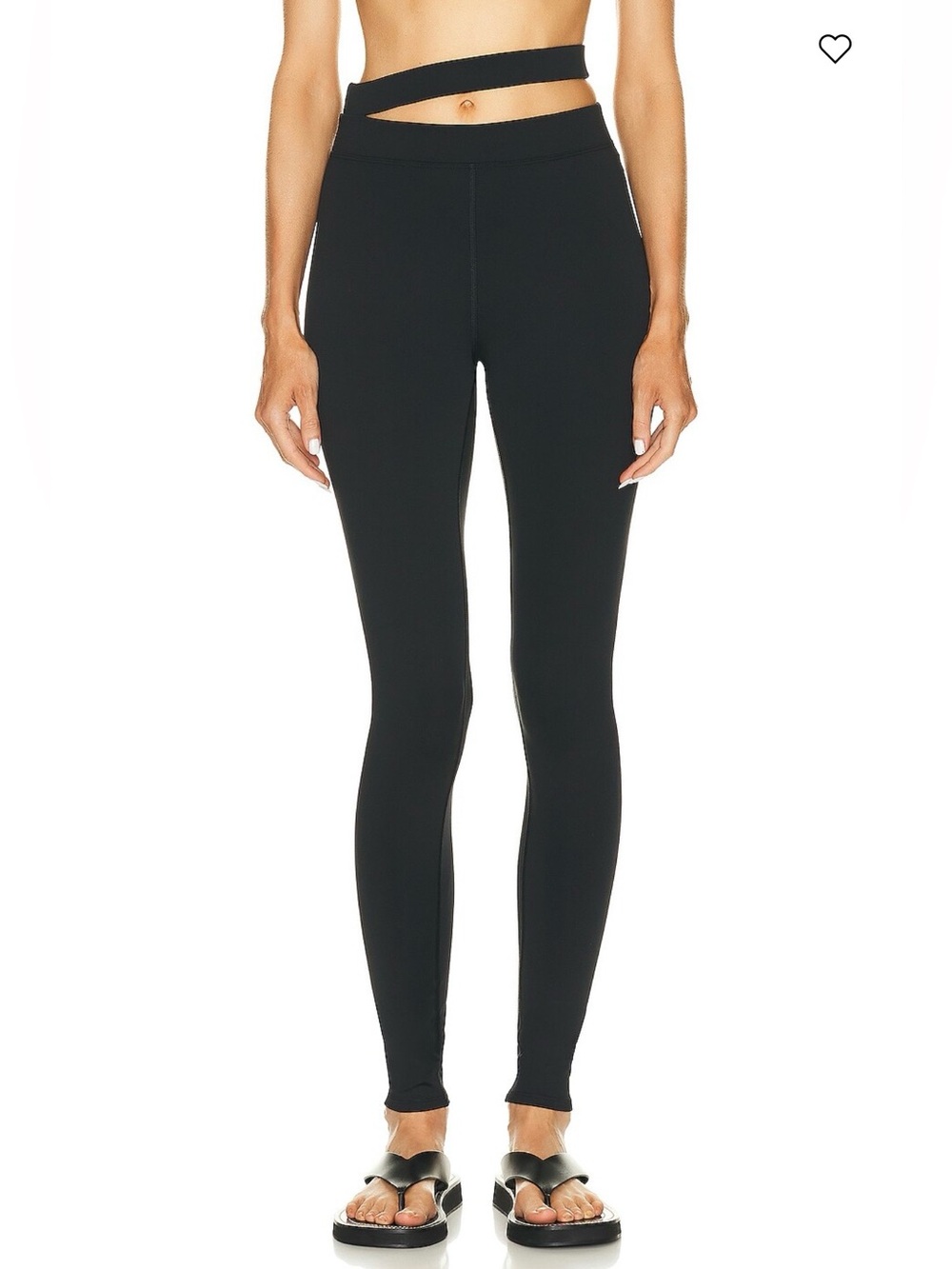 ALO Yoga Airlift High-Waist All Access Black Leggings with Waist Cutout